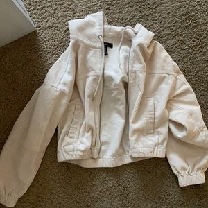 Corduroy bomber jacket